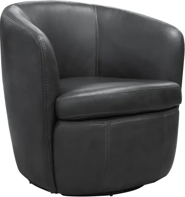 Parker House® Barolo Vintage Slate Swivel Club Chair