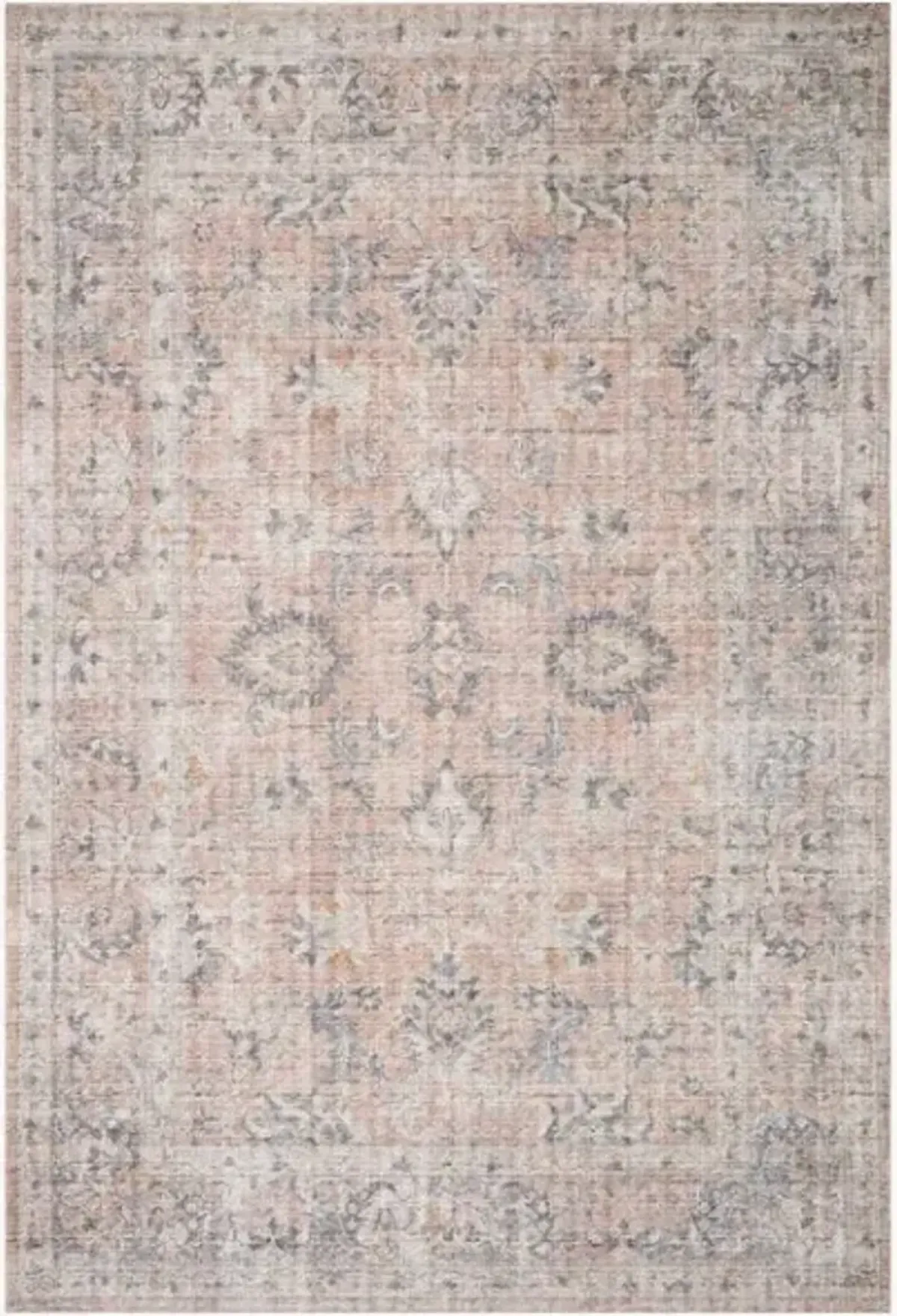 Loloi II Skye Blush/Grey 5'x8' Area Rug