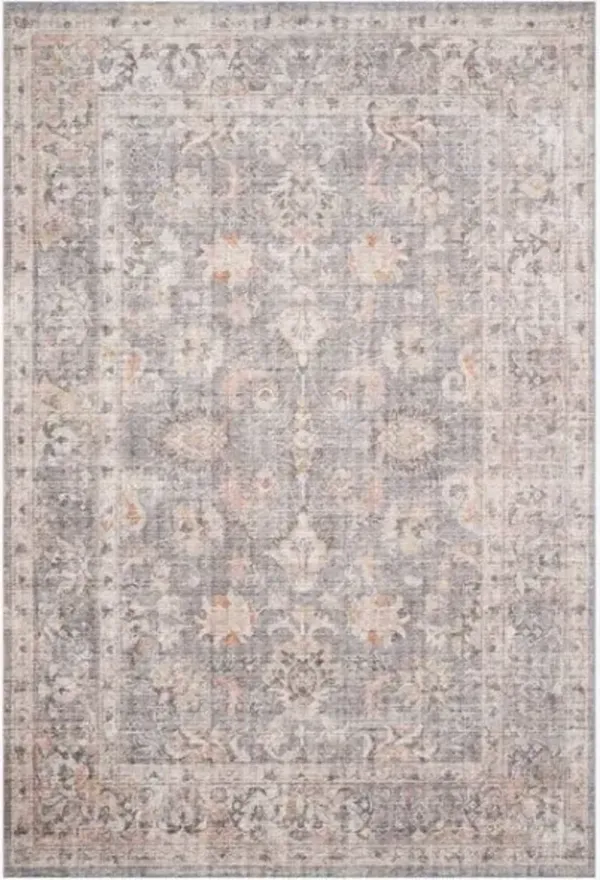 Loloi II Skye Grey/Apricot 5'x8' Area Rug