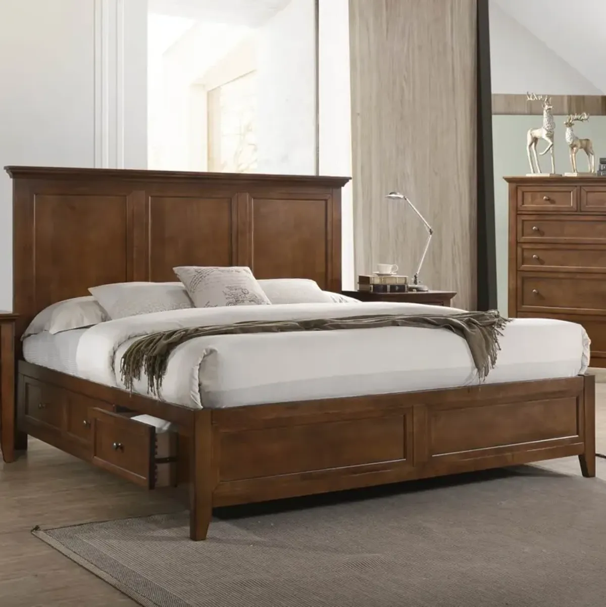 Intercon San Mateo Tuscan King Storage Bed