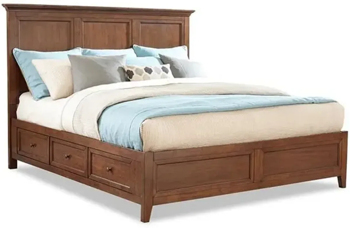 Intercon San Mateo Tuscan King Storage Bed
