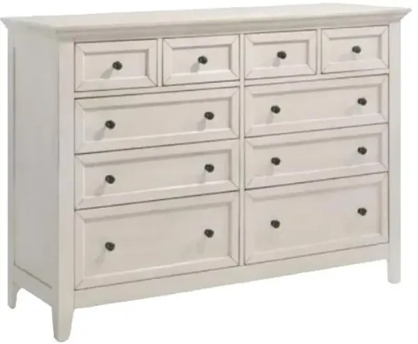 Intercon San Mateo Rustic White Dresser