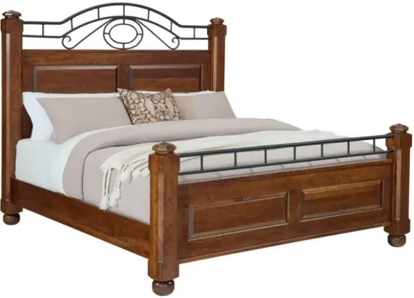 Archbold Furniture Bob Timberlake® American Home Chetola Vintage Cherry Queen Panel Bed