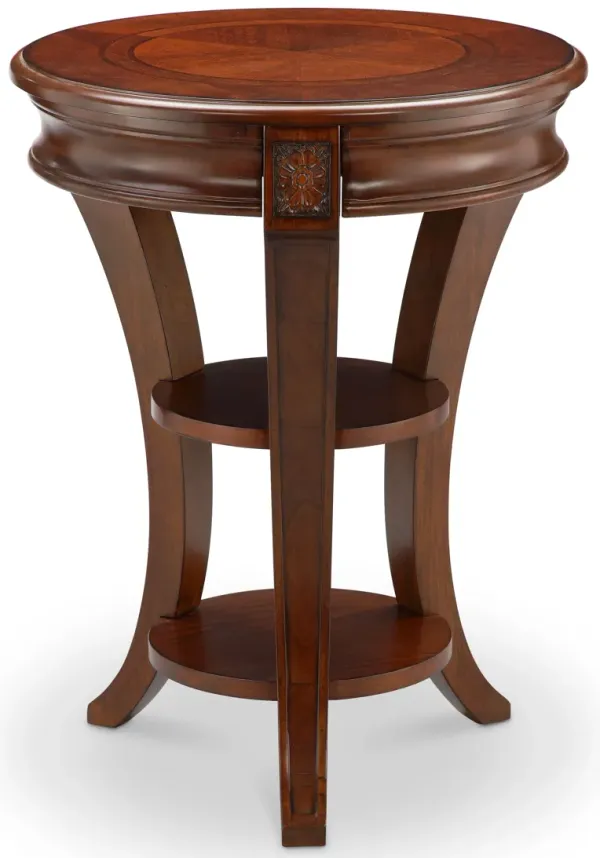 Magnussen Home® Winslet Cherry Round Accent Table