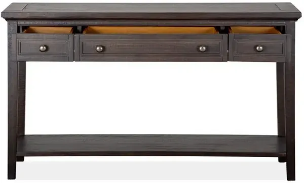 Magnussen Home® Westley Falls Graphite Sofa Table
