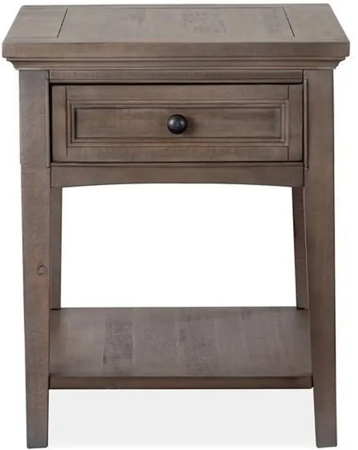 Magnussen Home® Paxton Place Dovetail Grey Rectangular End Table