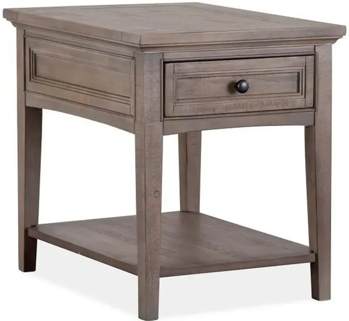 Magnussen Home® Paxton Place Dovetail Grey Rectangular End Table