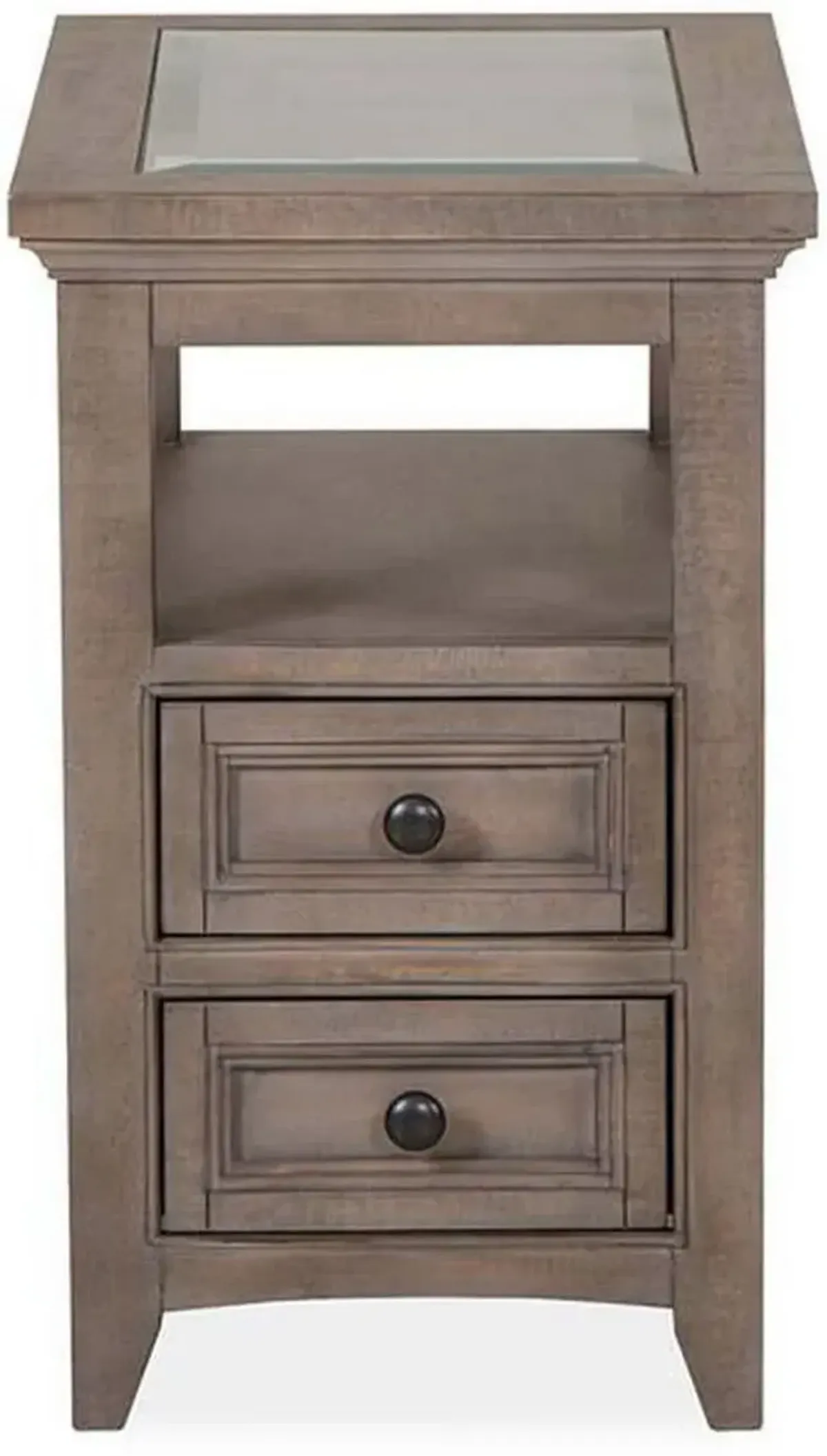 Magnussen Home® Paxton Place Dovetail Grey Chairside End Table