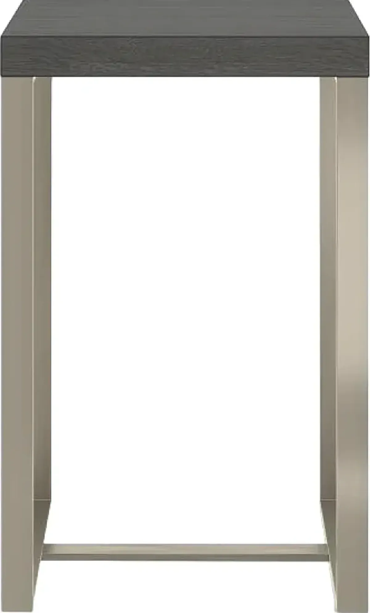 Magnussen Home® Langston Grey/Silver Rectangular Accent End Table