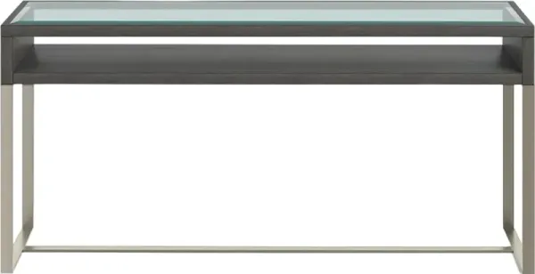 Magnussen Home® Langston Glass/Grey Rectangular Sofa Table