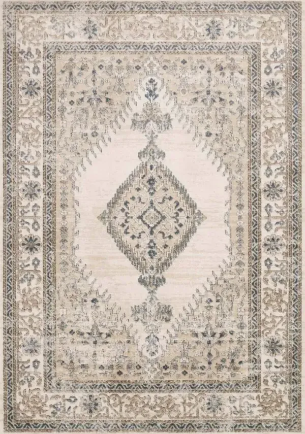Loloi II Teagan Oatmeal/Ivory 8'x11' Rug