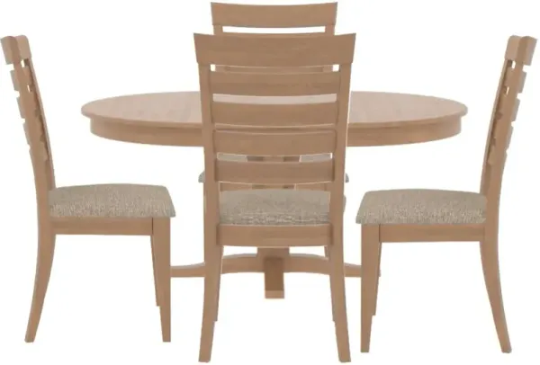 Canadel Gourmet 5-Piece Pecan Washed Dining Set