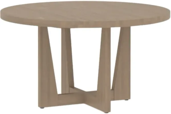 Canadel Downtown 5454 Weathered Gray Washed Dining Table