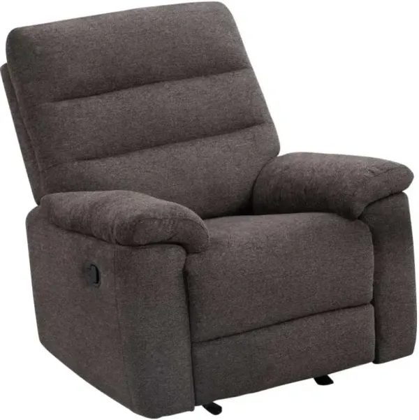 Cheers by Man Wah Sloane Savannah Brown Manual Recliner