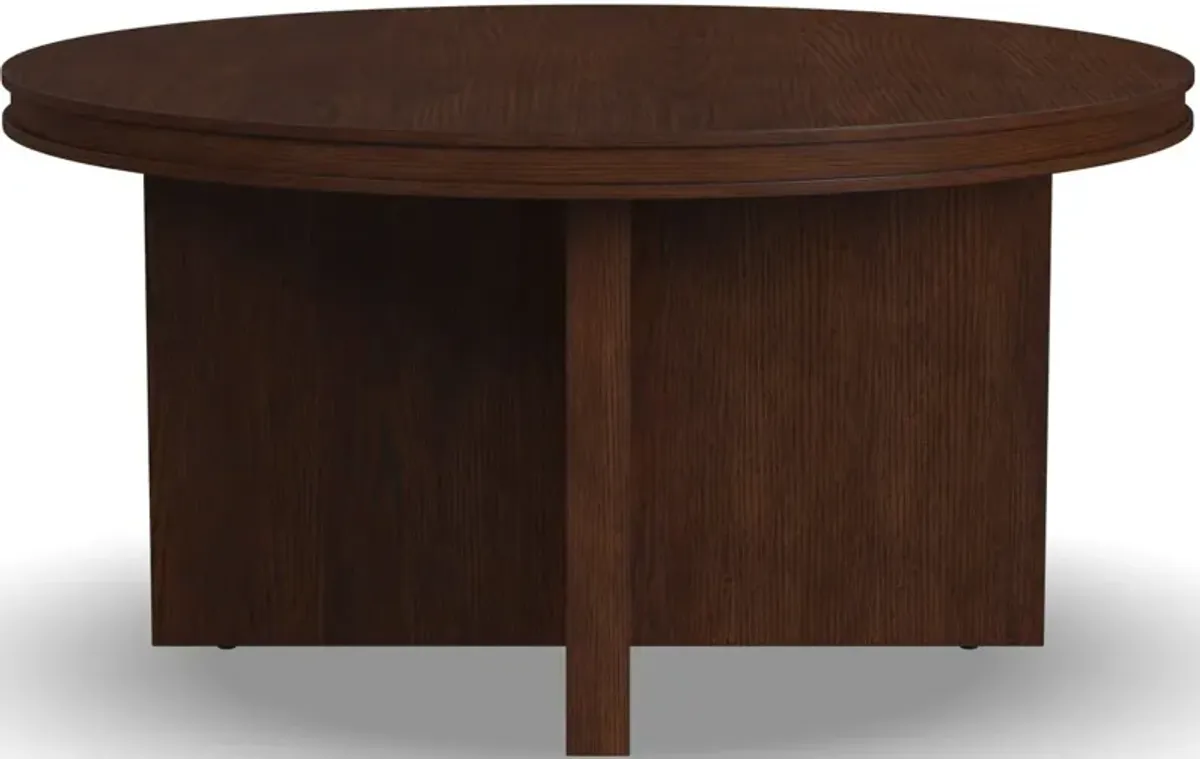 Flexsteel® Waterfall Walnut Round Coffee Table