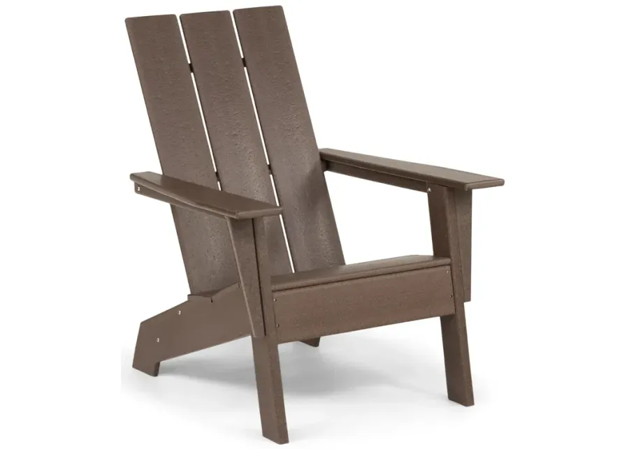 Sunrise Bay Adirondack Chair - Dark Teak