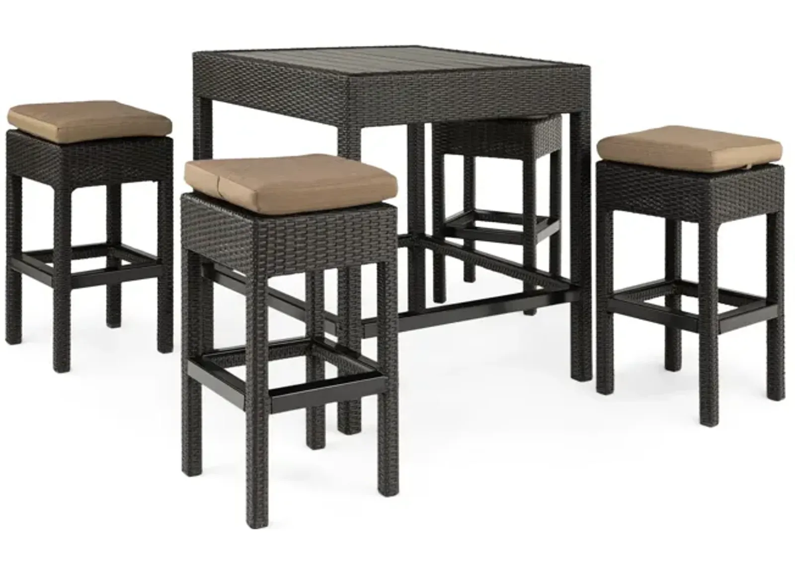 Vista 5 Piece Patio Bar Set