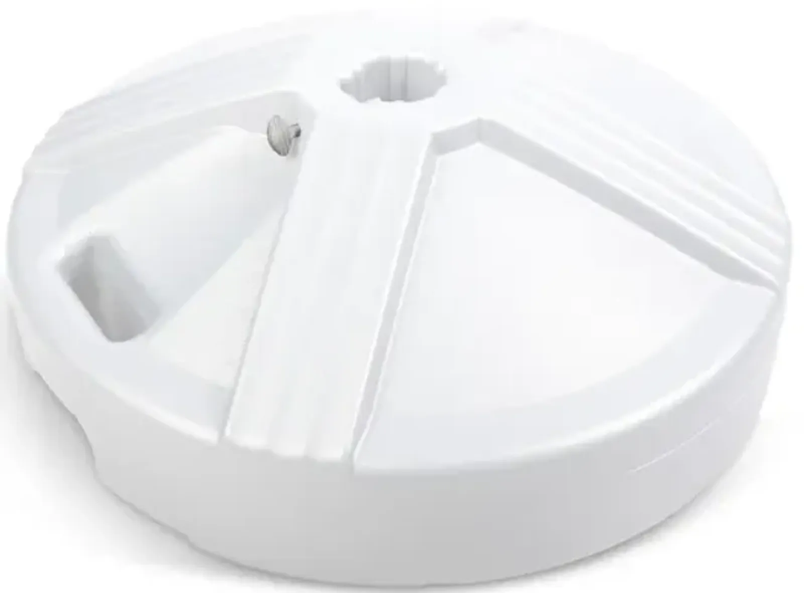 Pre-Filled Umbrella Base - White