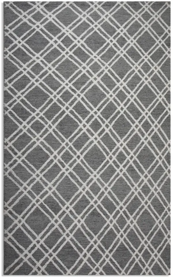 Montane 2 Lattice Gray Area Rug - 6 0  X 9 0 