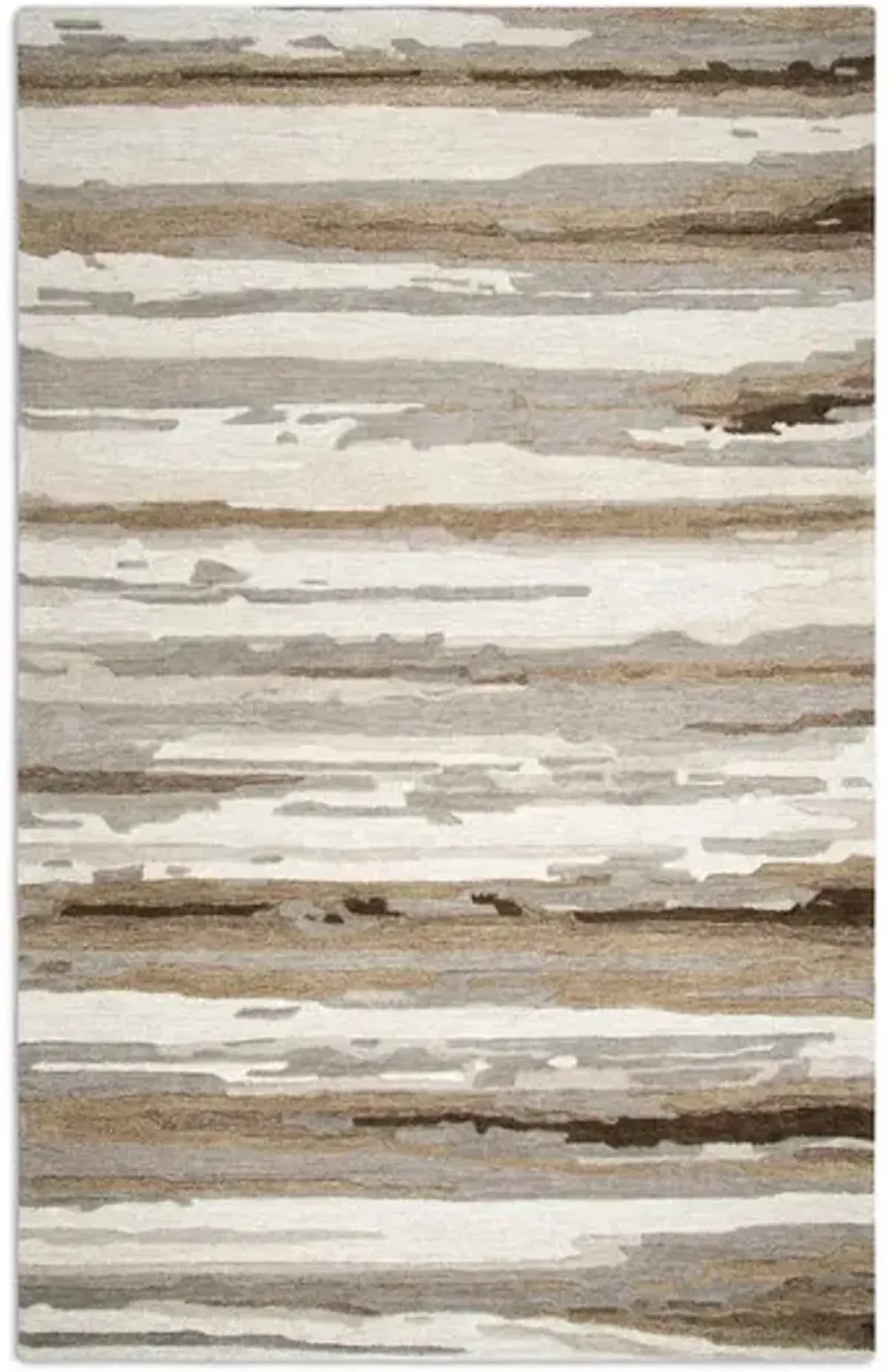 Montane Grey Water Stripes Area Rug - 8 0  X 10 0 