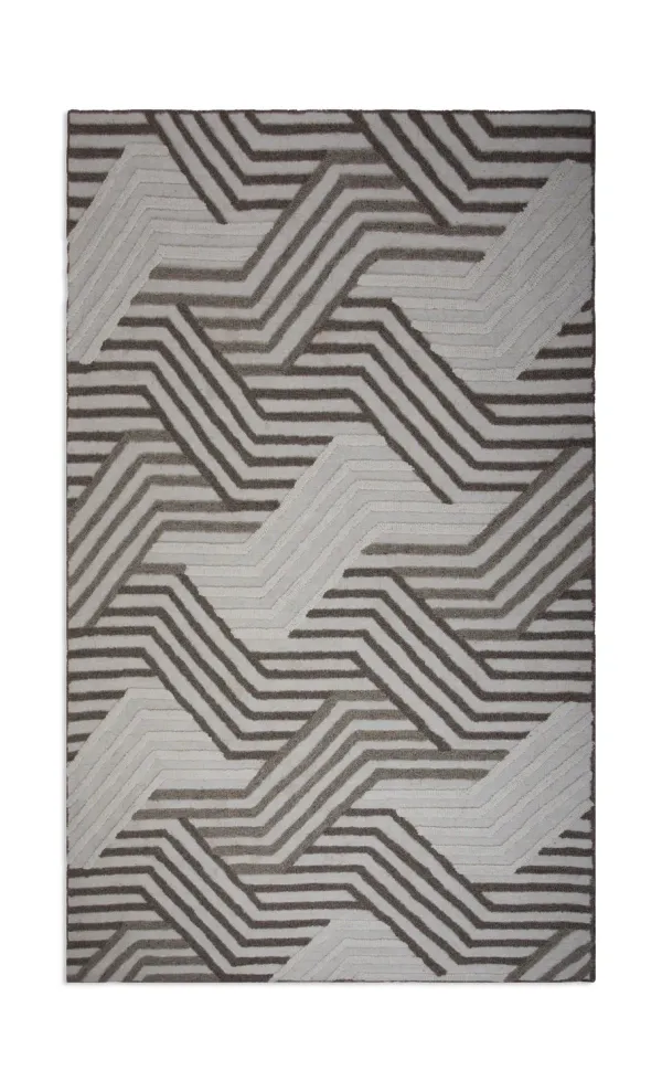 Montane 2 Geometric Ivory Area Rug - 8 0  X 10 0 