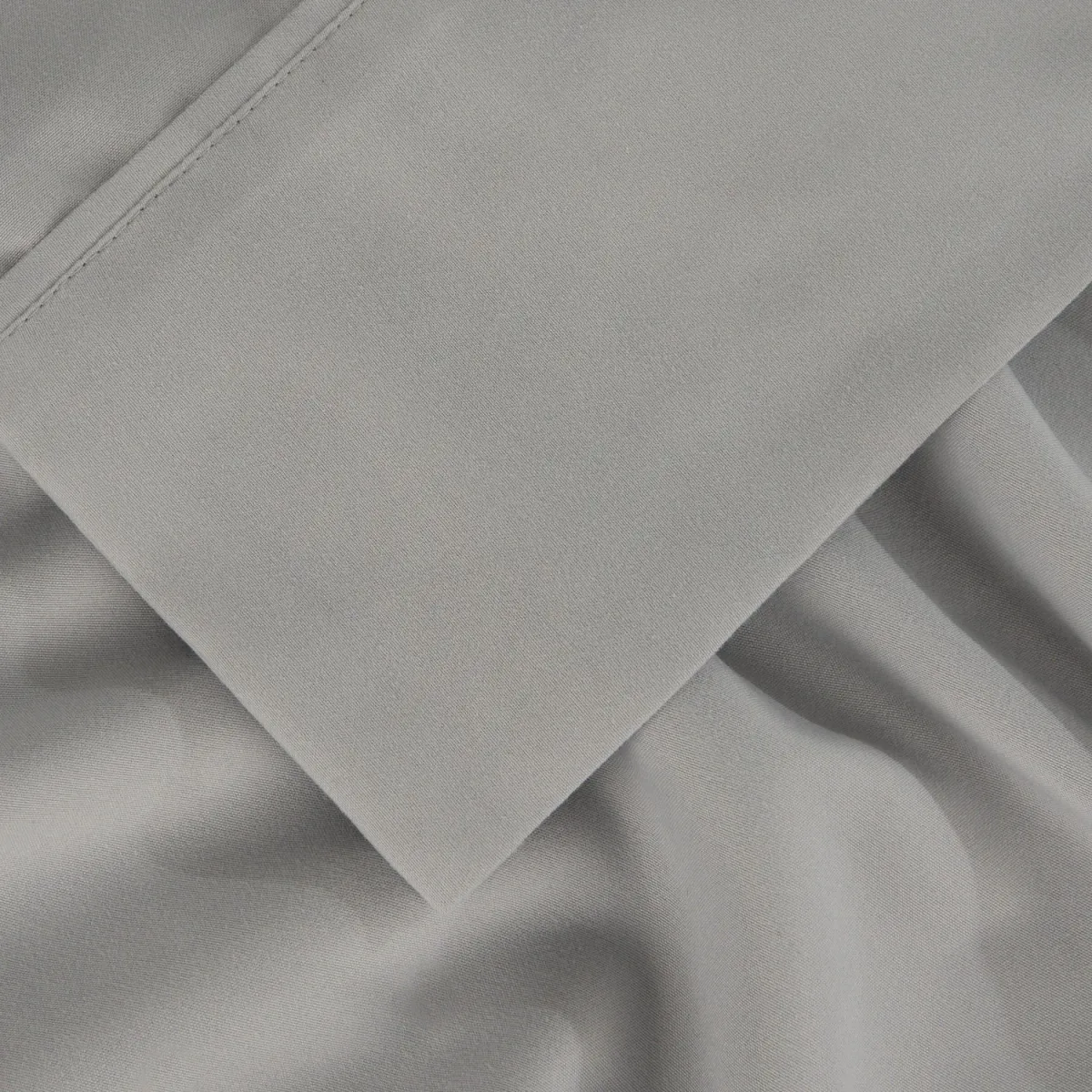 Bedgear Basic Twin XL Light Grey Sheet Set