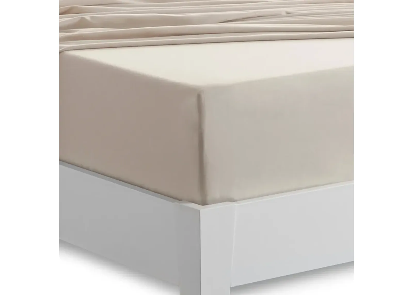 Bedgear Basic Queen Medium Beige Sheet Set