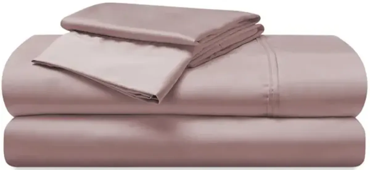 Hyper Cotton Queen Sheet Set - Blush