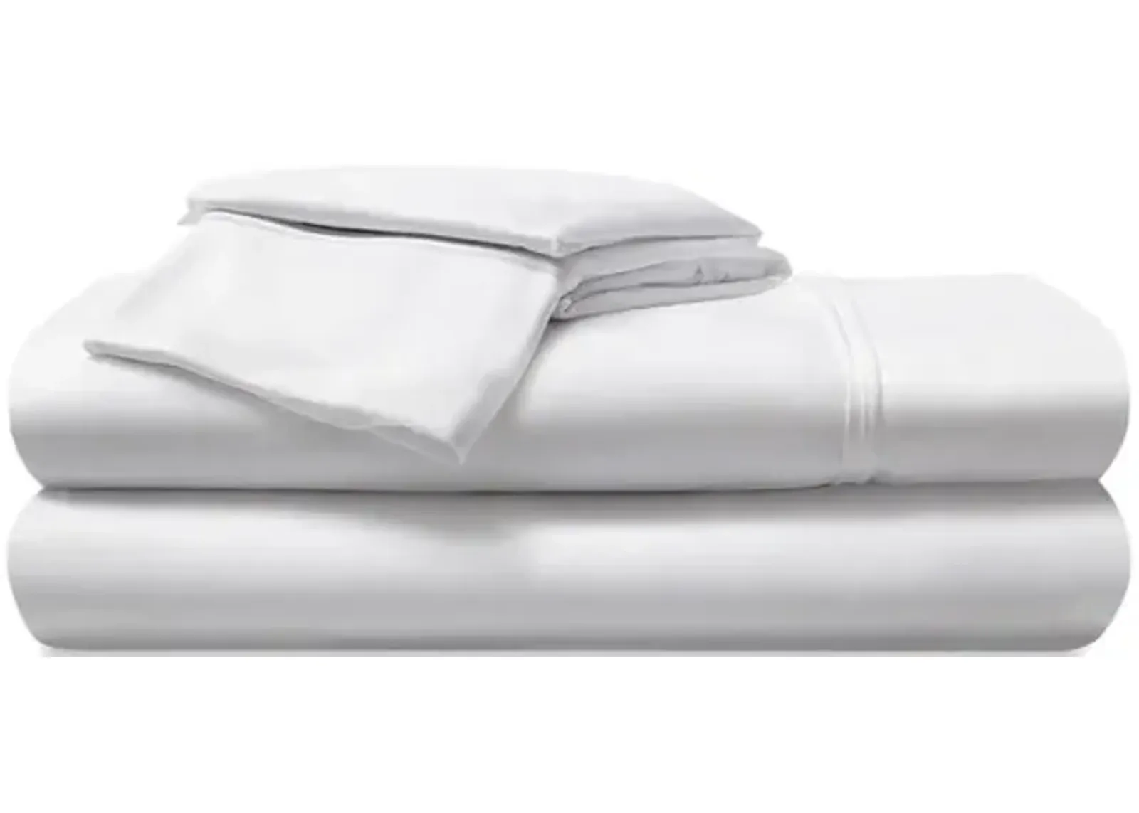 Hyper Cotton Twin Sheet Set - Bright White