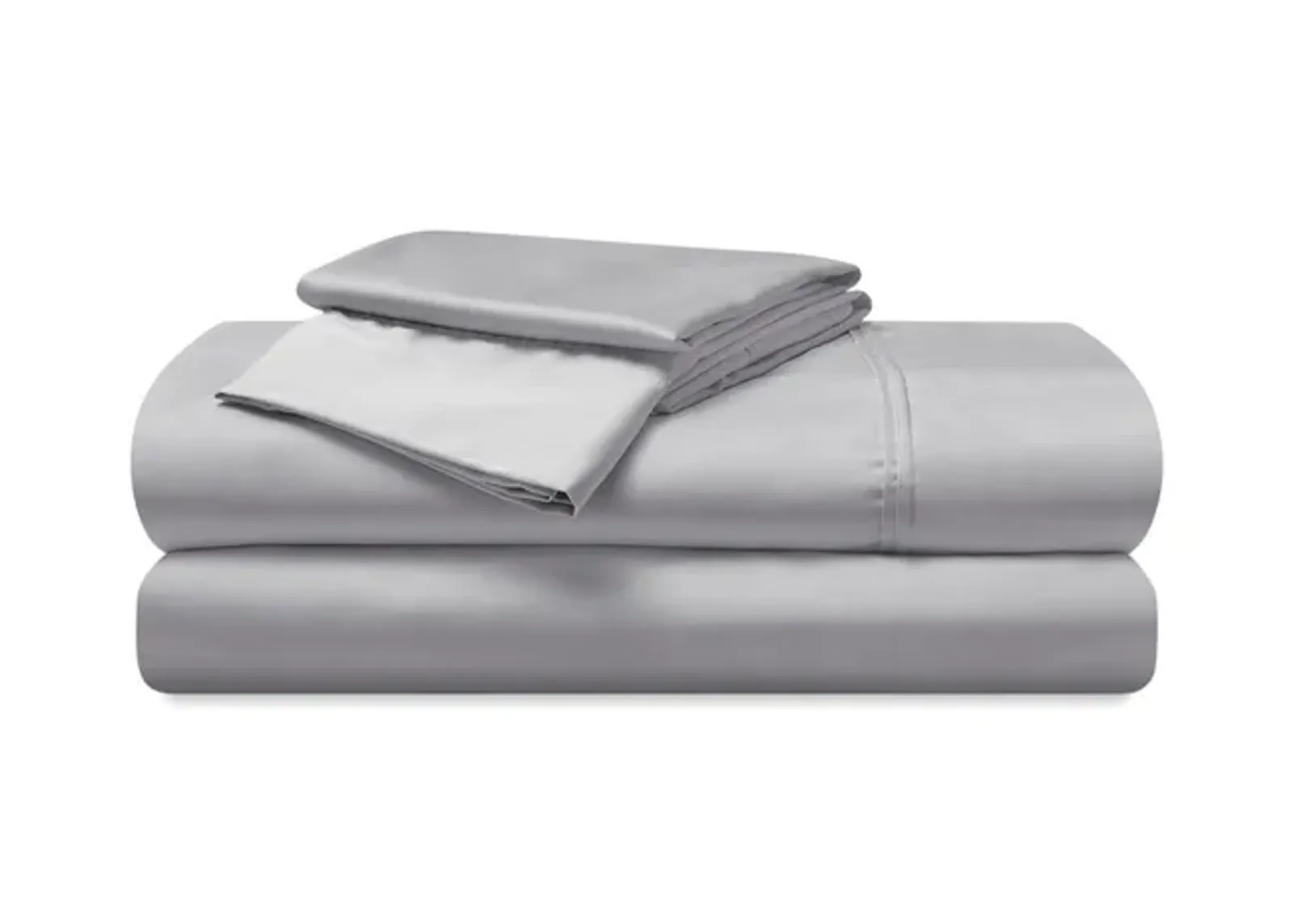 Hyper Cotton Twin XL Sheet Set - Light Grey