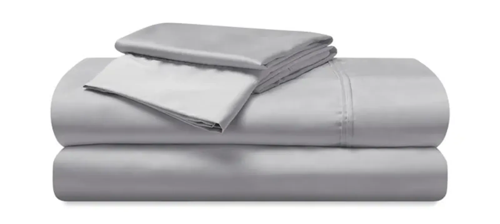 Hyper Cotton Split Head King Sheet Set - Light Grey