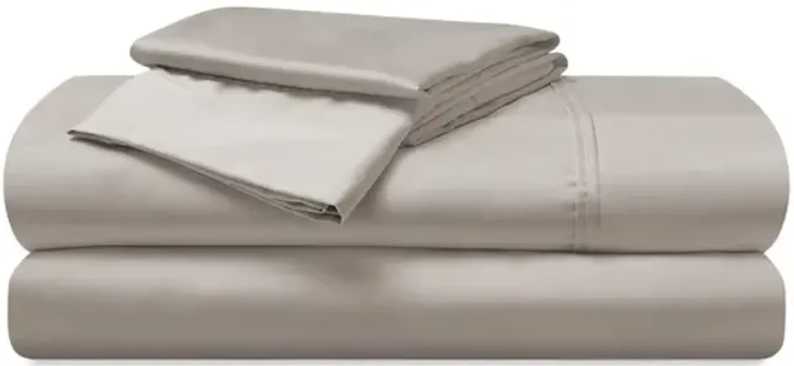 Hyper Cotton Twin Sheet Set - Medium Beige