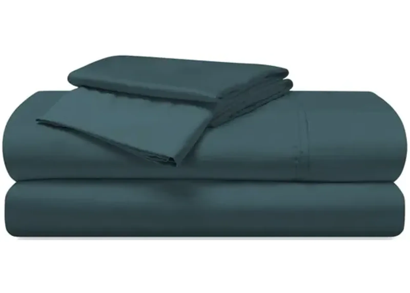 Hyper Cotton Queen Sheet Set - Deep Teal