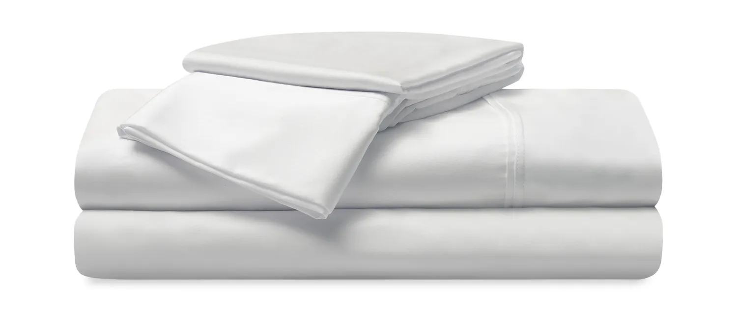 Dri-Tec Split King Sheet Set - Bright White