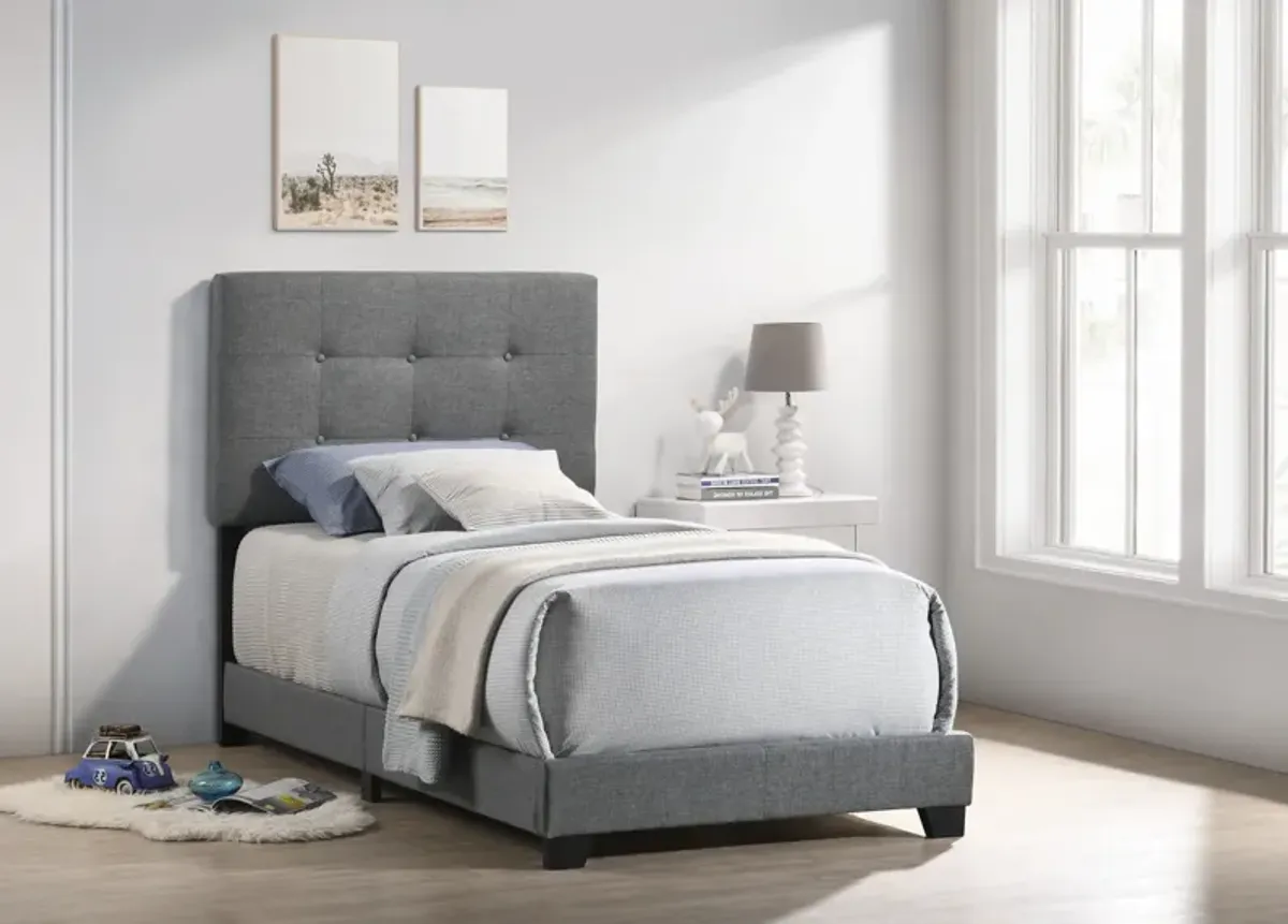 Suave Upholstered Bed - Twin