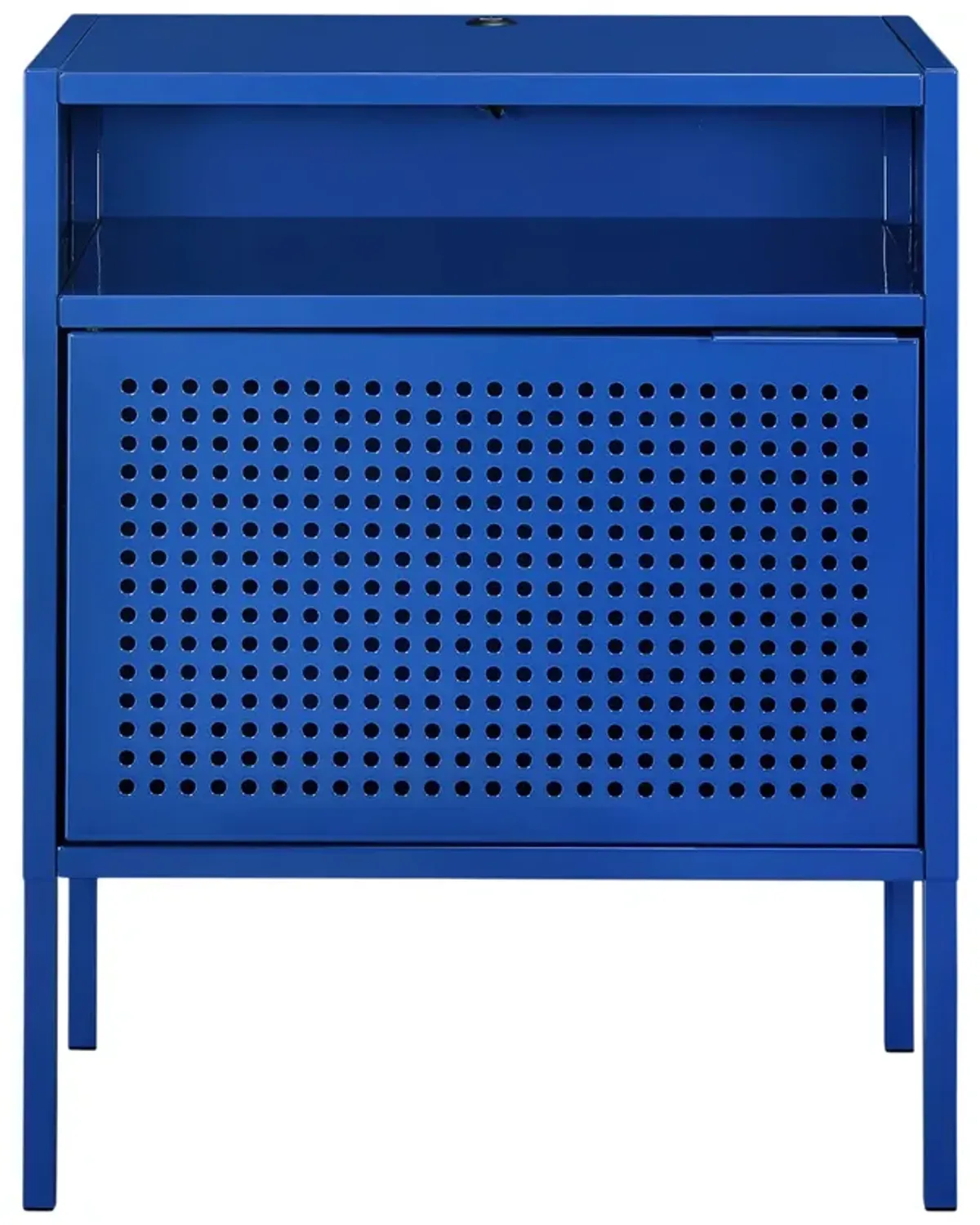 Jax Metal Nightstand - Blue