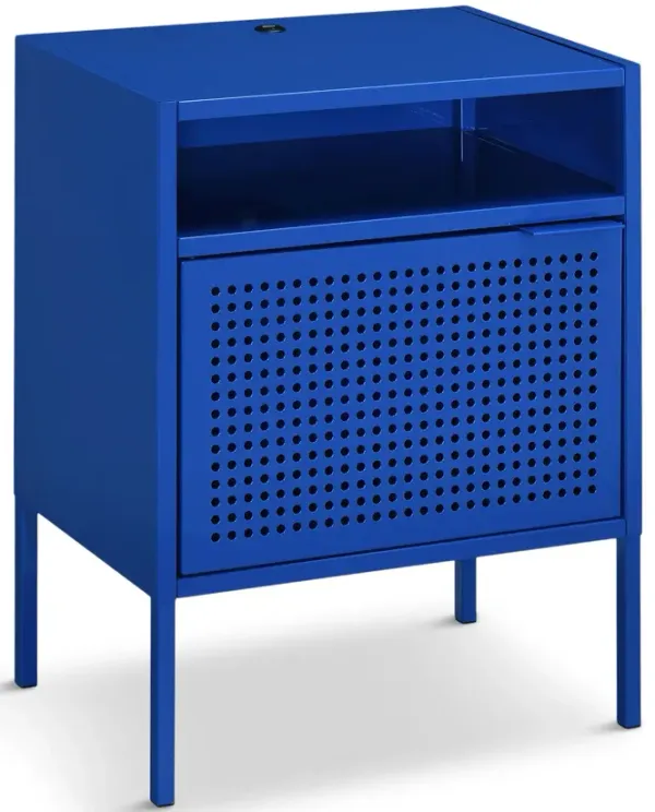 Jax Metal Nightstand - Blue