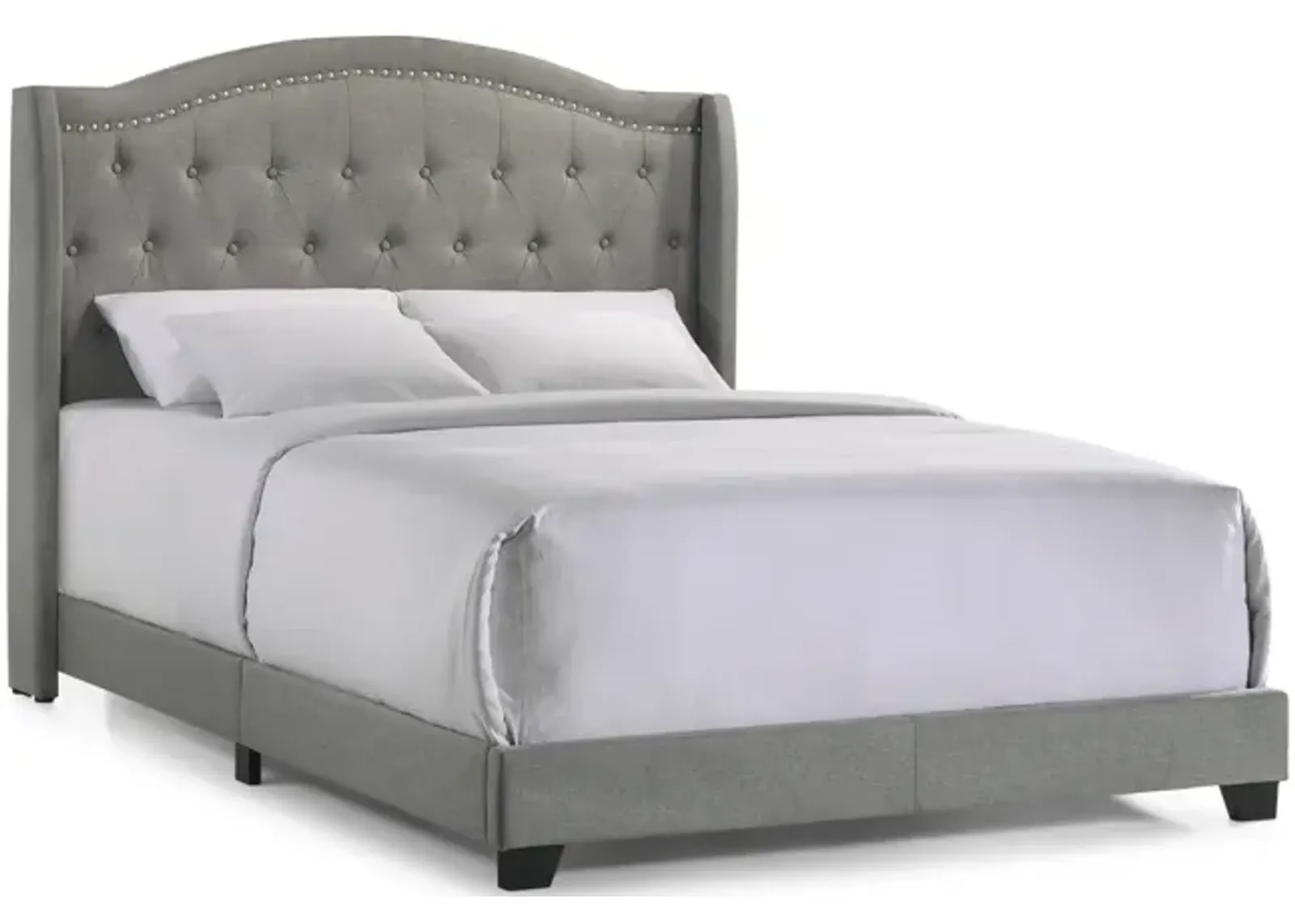 Modem Upholstered Bed - Queen