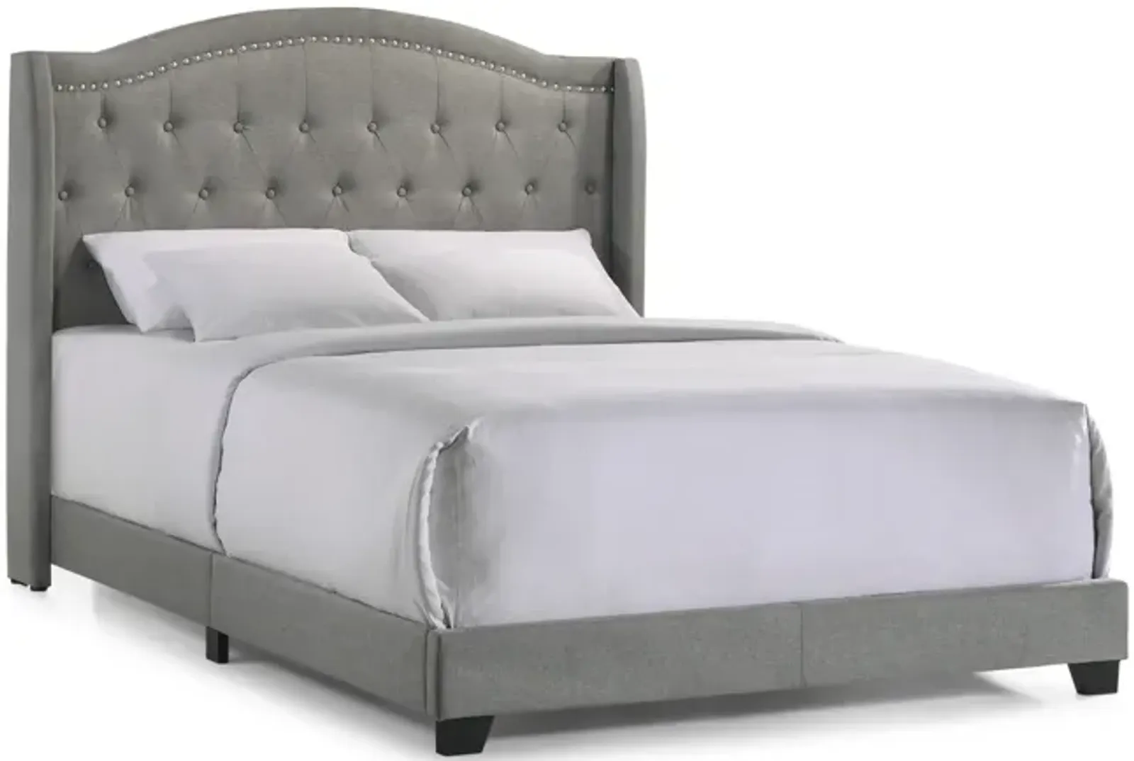 Modem Upholstered Bed - Queen