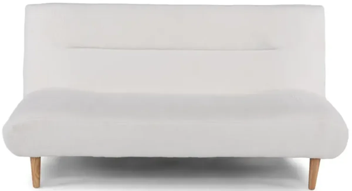 Blake White Convertible Sofa