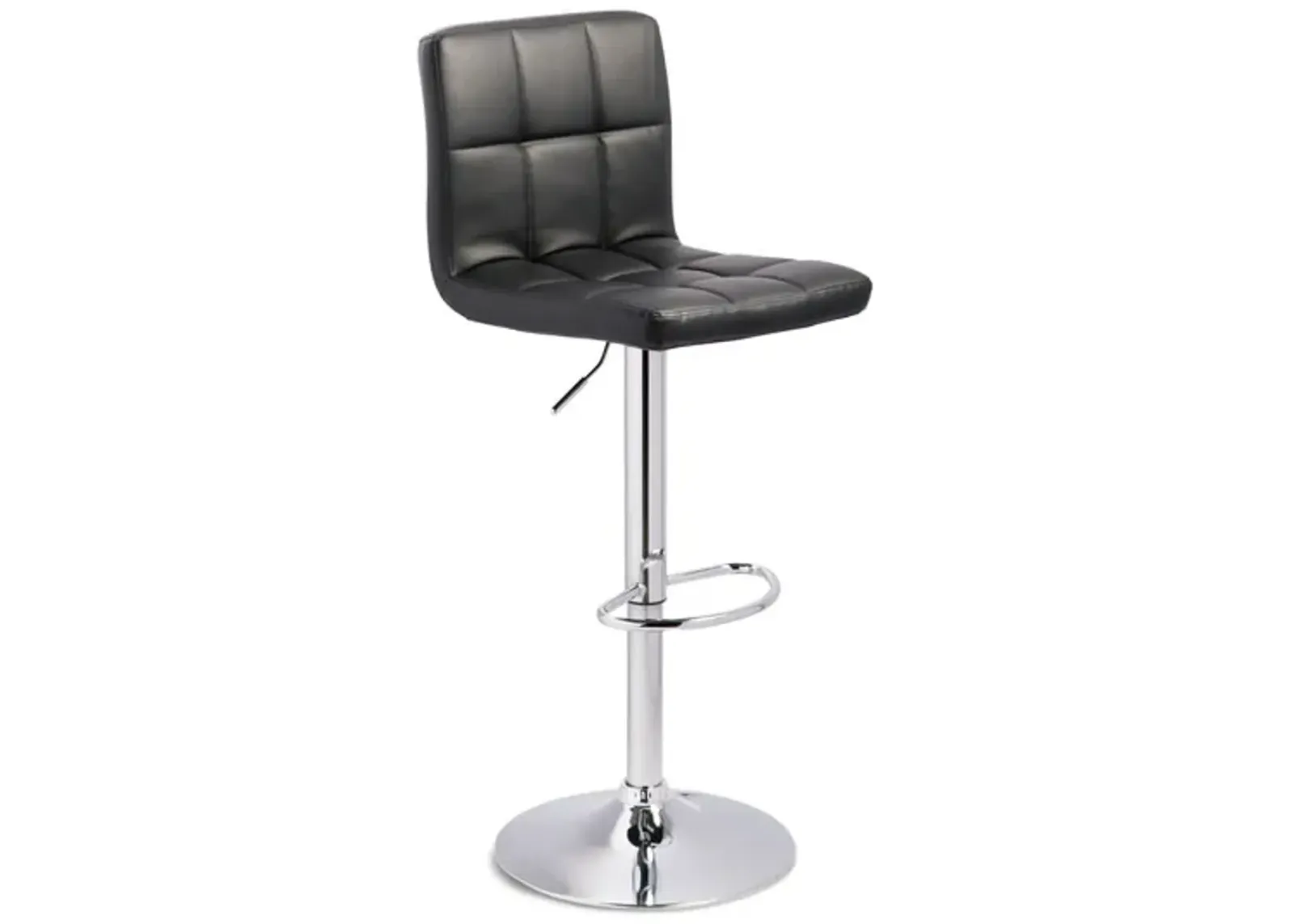 Velma Gas Lift Swivel Stool - Black