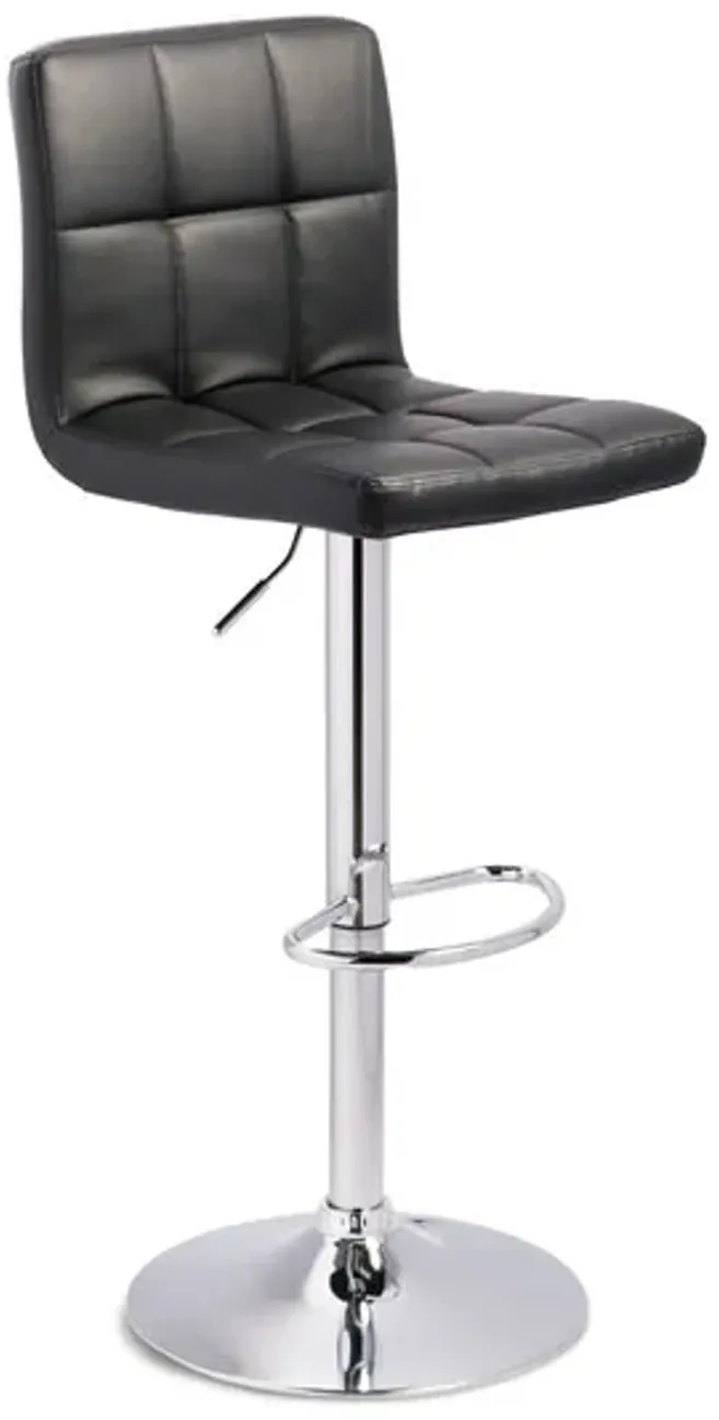 Palmer Gas Lift Swivel Stool - Black