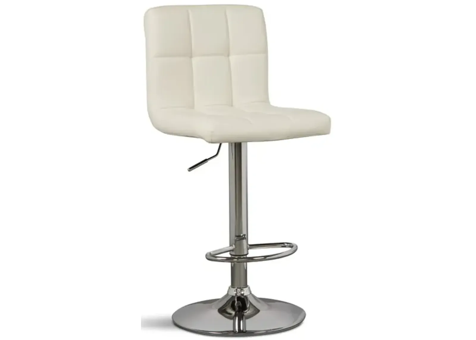 Velma Gas Lift Swivel Stool - Cream