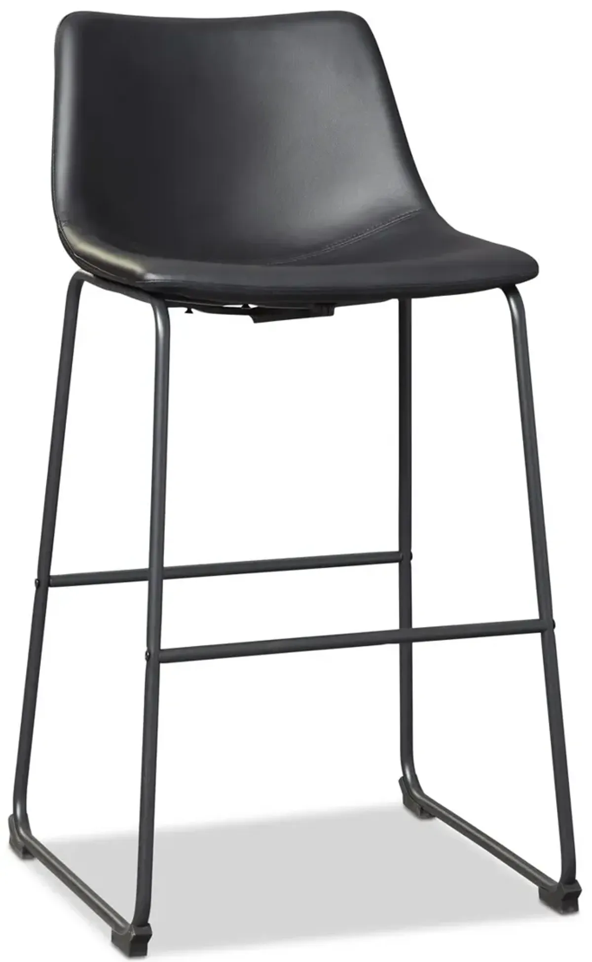 Henley Modern Counter Stool - Black