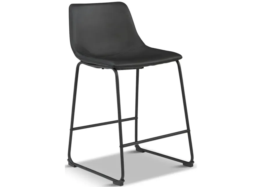 Centiar Modern Counter Stool - Black