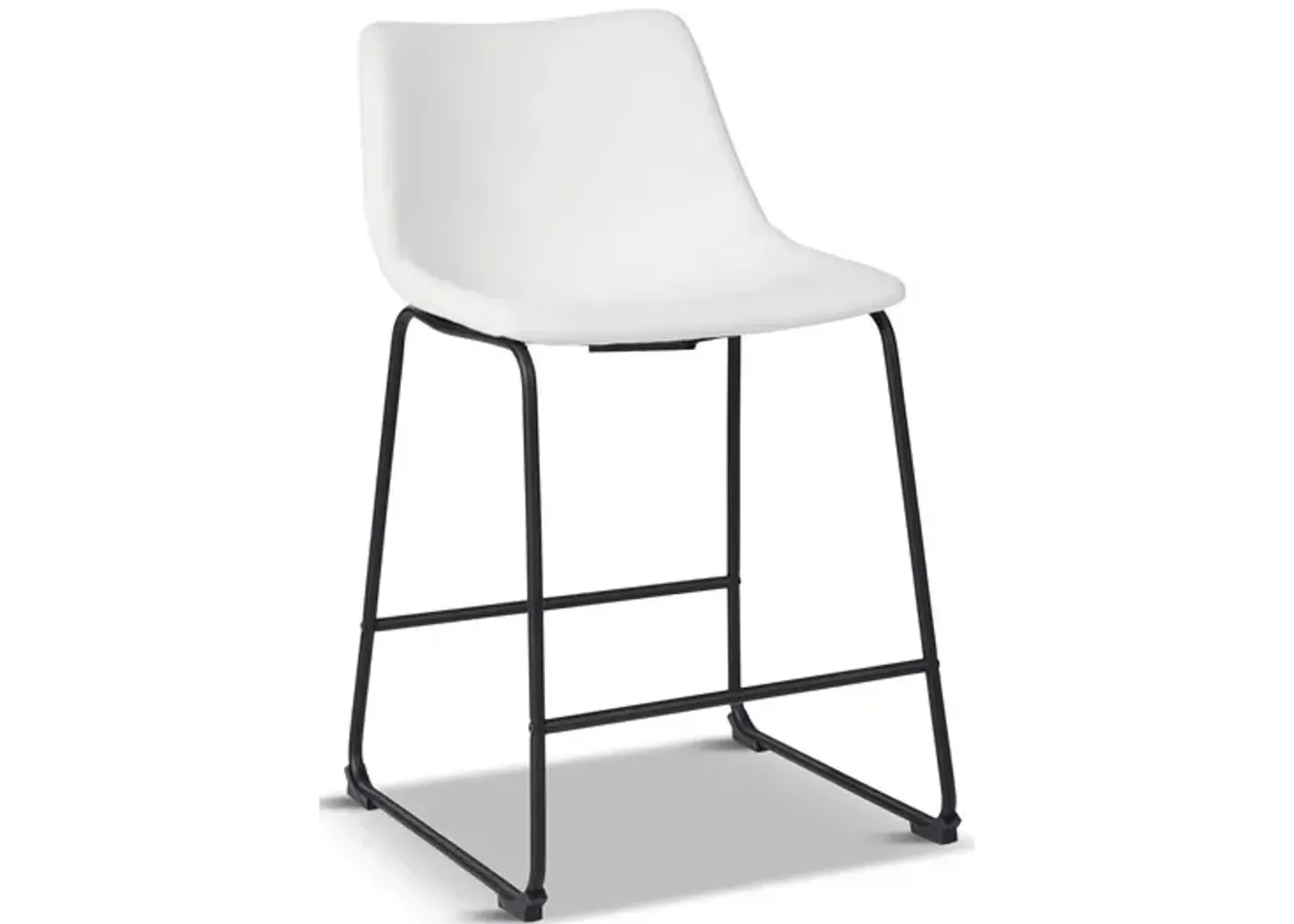 Henley Modern Counter Stool - White