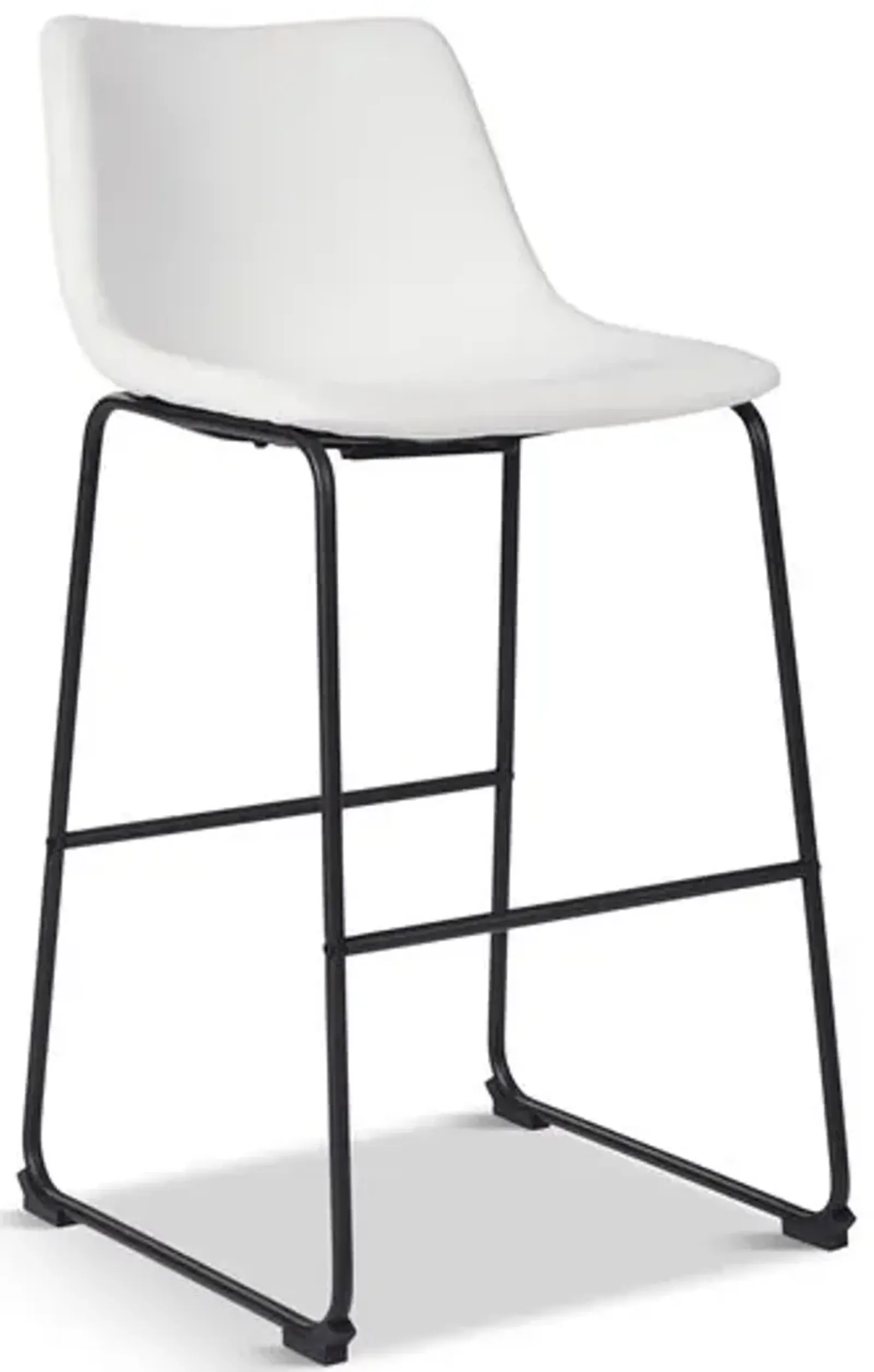 Henley Modern Bar Stool - White