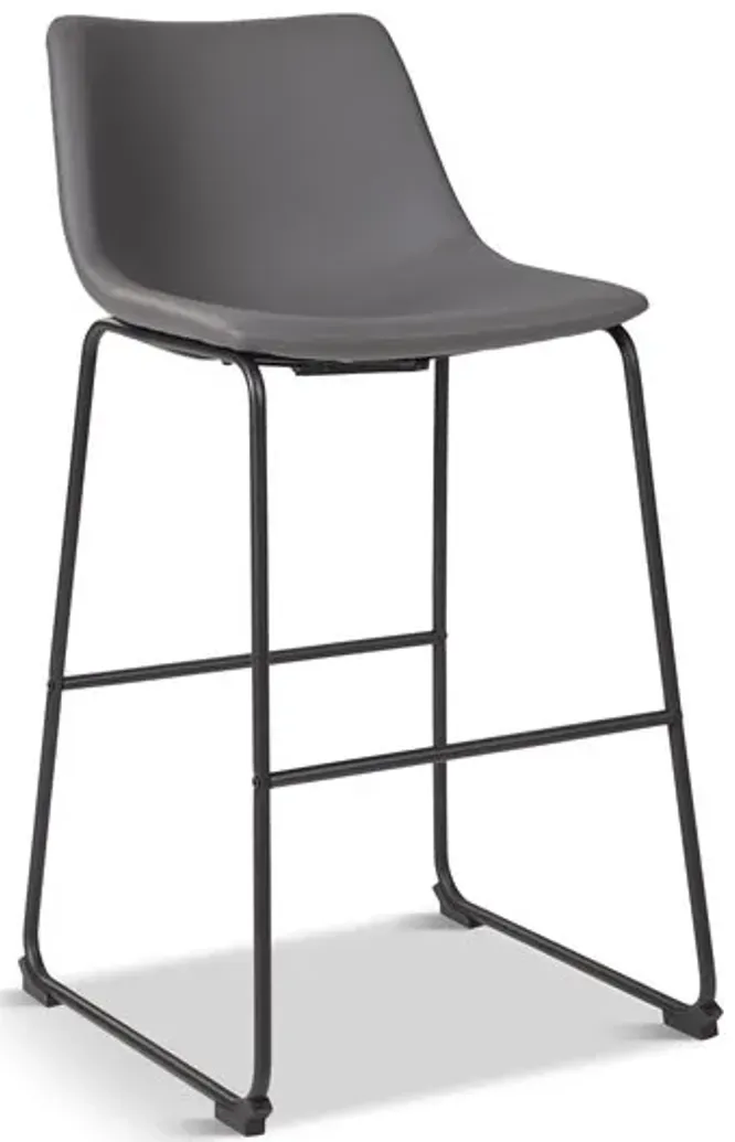 Centiar Modern Bar Stool - Grey