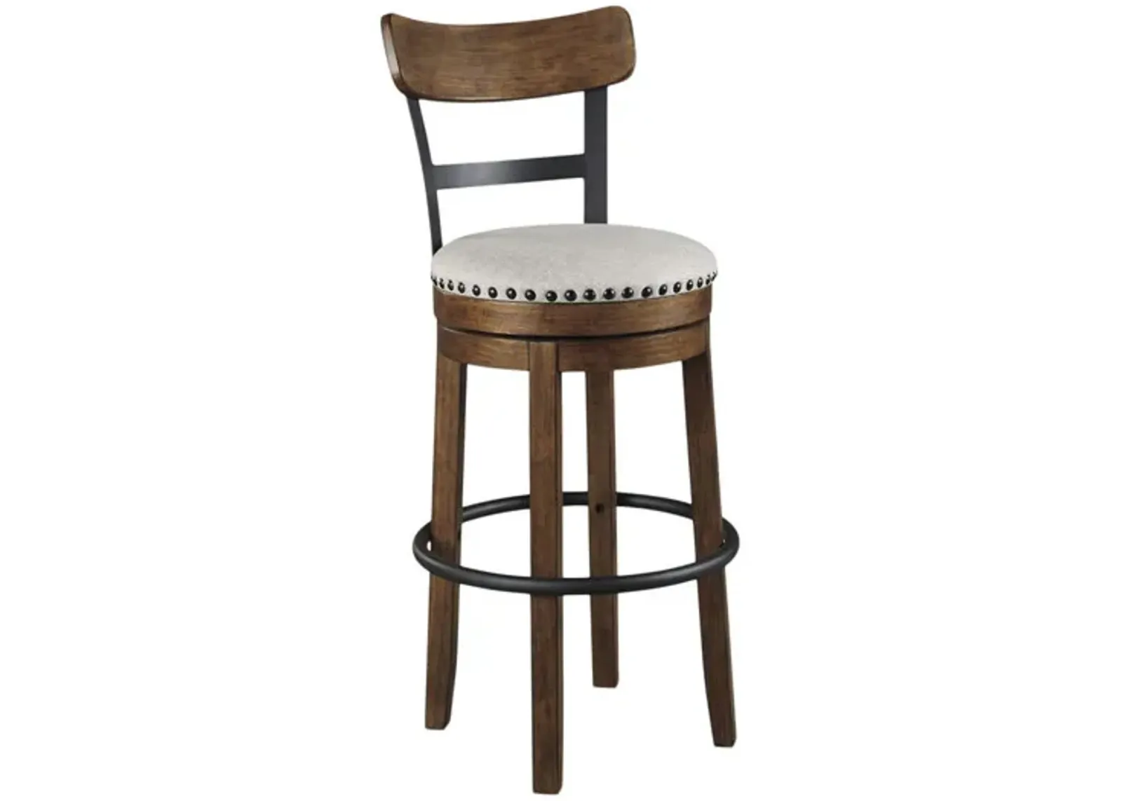 Farmhouse Swivel Seat Bar Stool - Brown