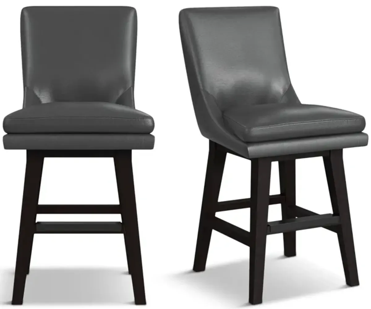 Turner Swivel Stool - Pewter